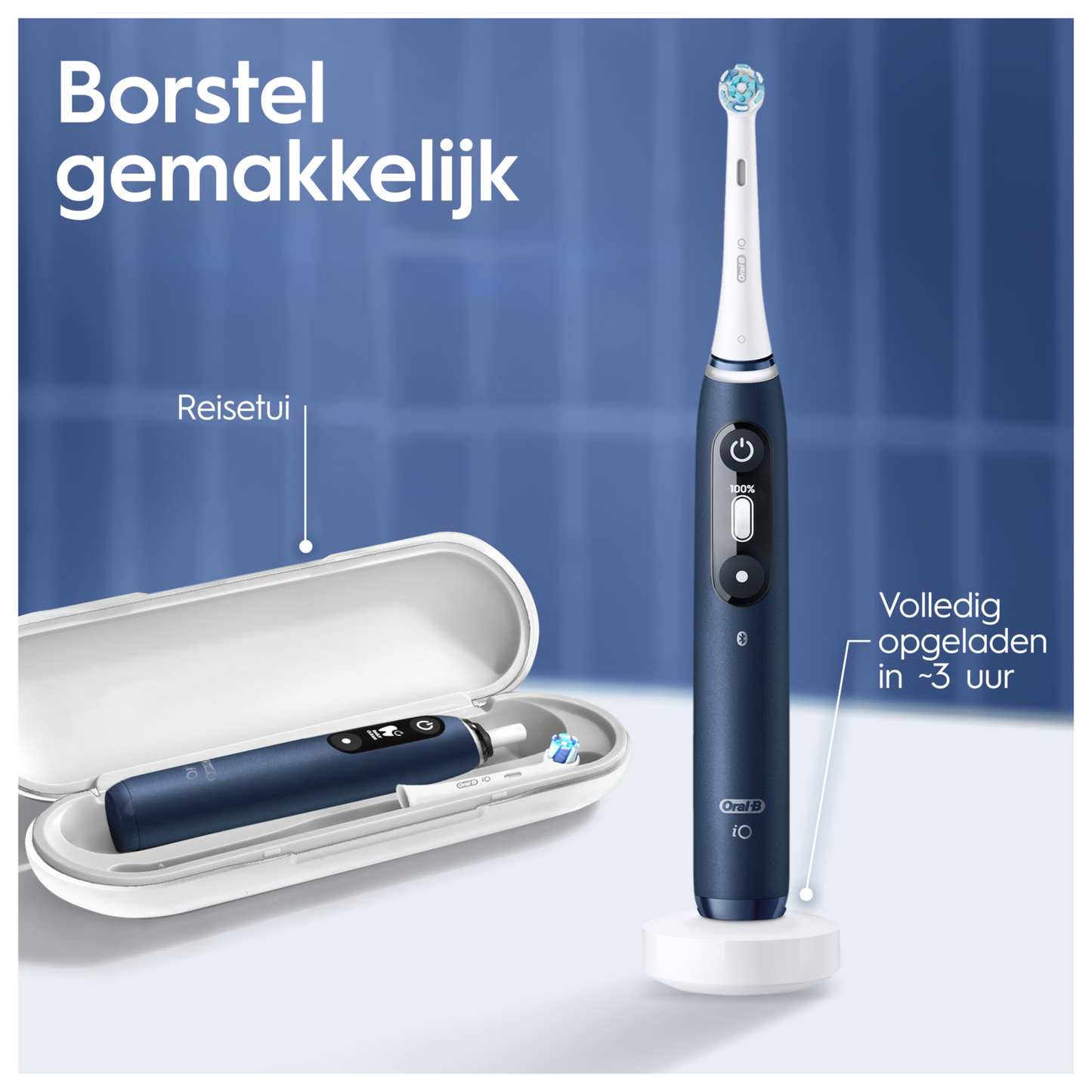 Oral-B iO 7 Sapphire Blue - Tandenborstel.nl