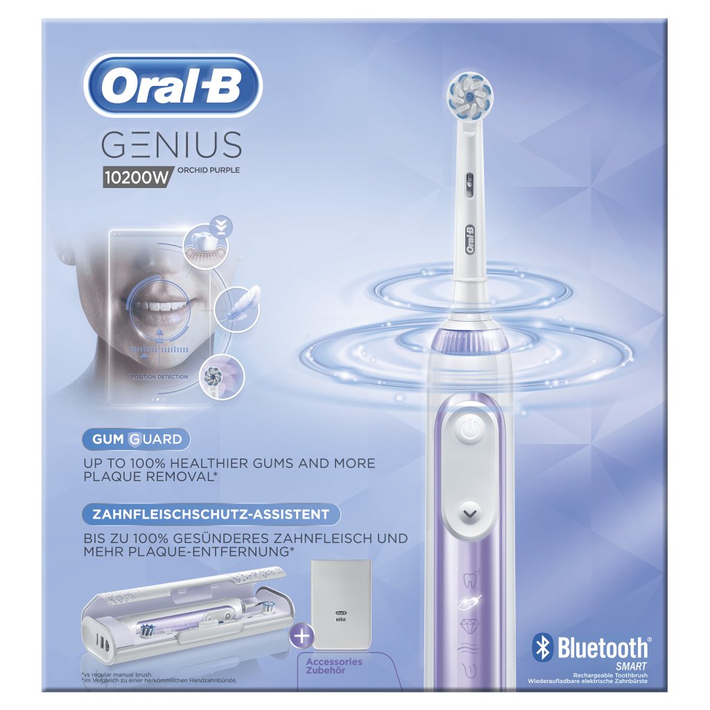 Oral-B Genius 10200W - Orchid Purple - elektrische tandenborstel-Tandenborstel.nl