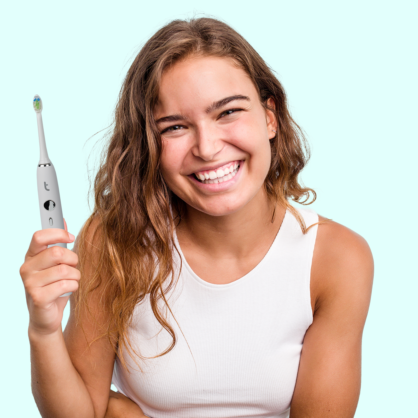 ToothBruzh Mono White Sonische elektrische tandenborstel