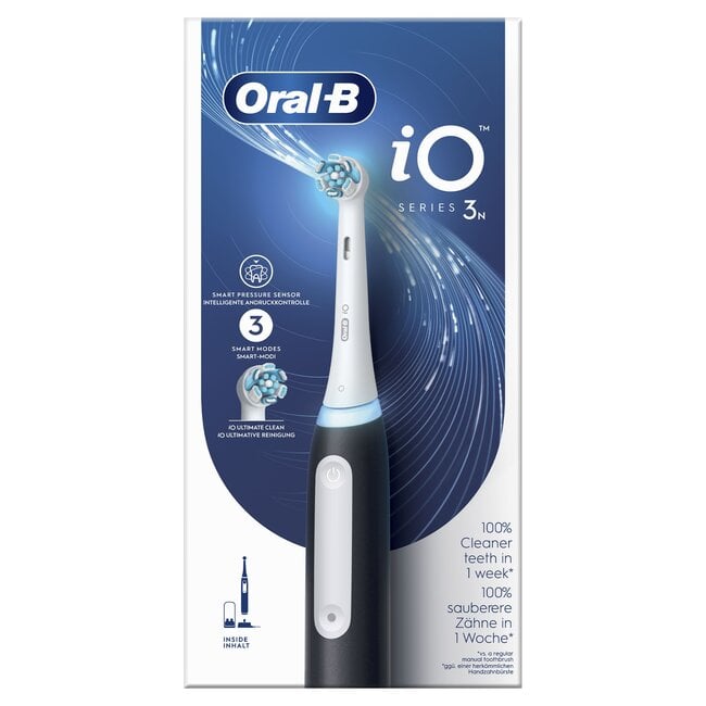 Oral-B iO 3 Matt Black - elektrische tandenborstel-Tandenborstel.nl