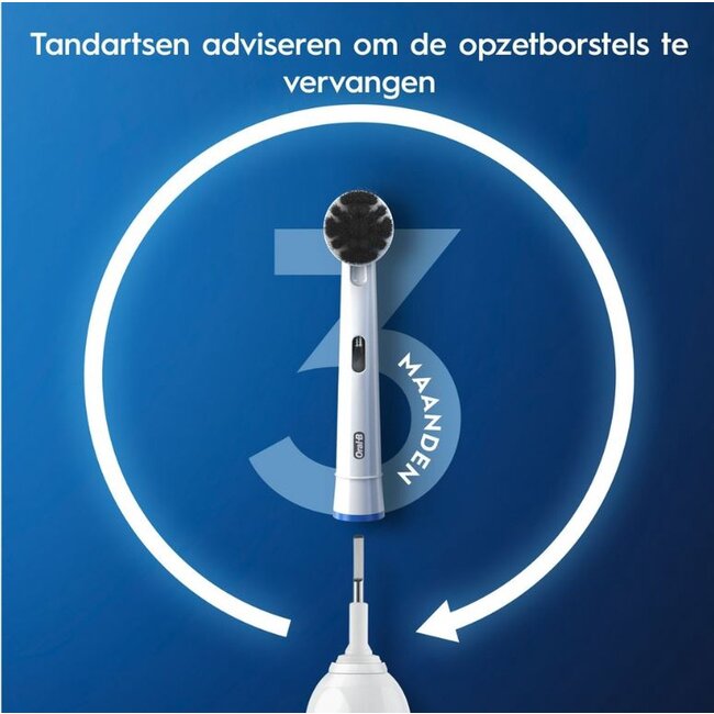 Oral-B Pure Clean Opzetborstel - 8 Stuks-Tandenborstel.nl