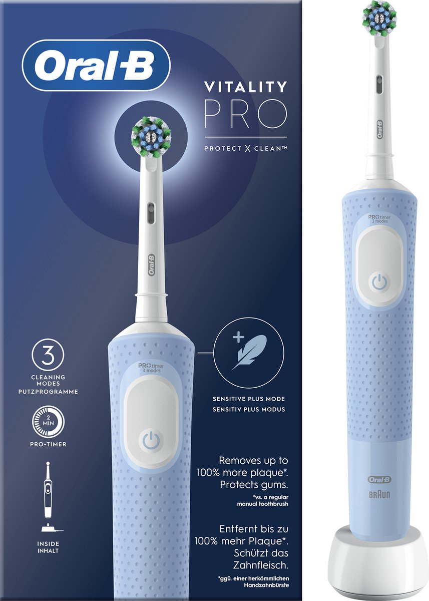 Oral-B Vitality Pro Blauw - Elektrische Tandenborstel-Tandenborstel.nl