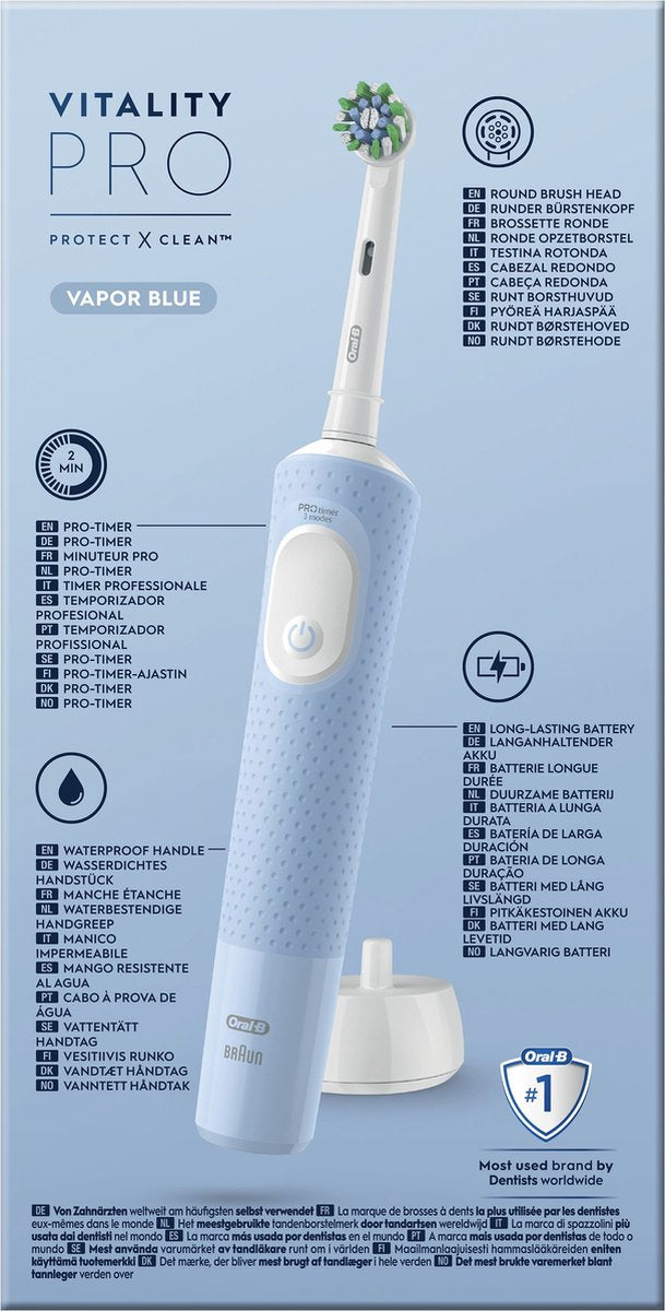 Oral-B Vitality Pro Blauw - Elektrische Tandenborstel-Tandenborstel.nl