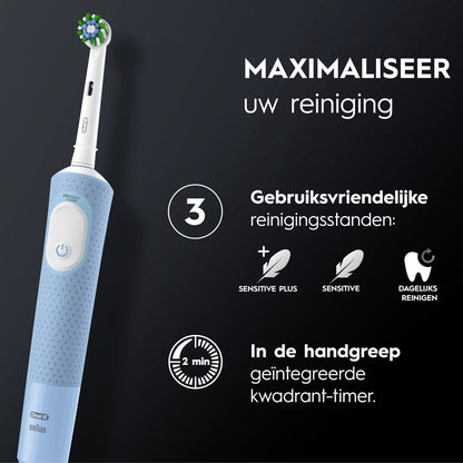 Oral-B Vitality Pro Blauw - Elektrische Tandenborstel-Tandenborstel.nl