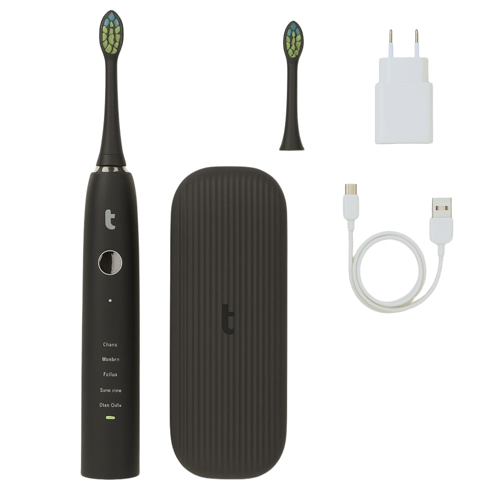 ToothBruzh Mono Black Sonische elektrische tandenborstel