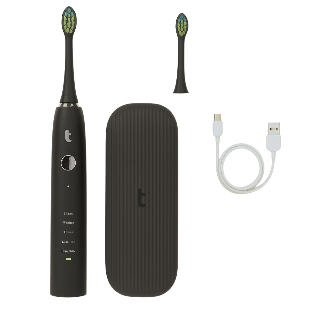 ToothBruzh Mono Black Sonische elektrische tandenborstel