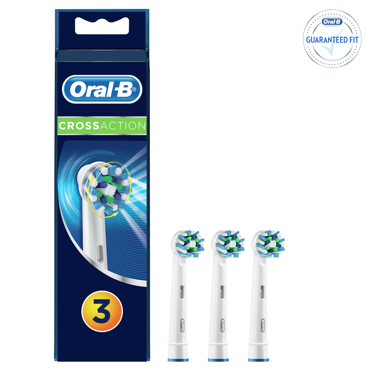 Oral-B Cross Action 3 stuks-Tandenborstel.nl