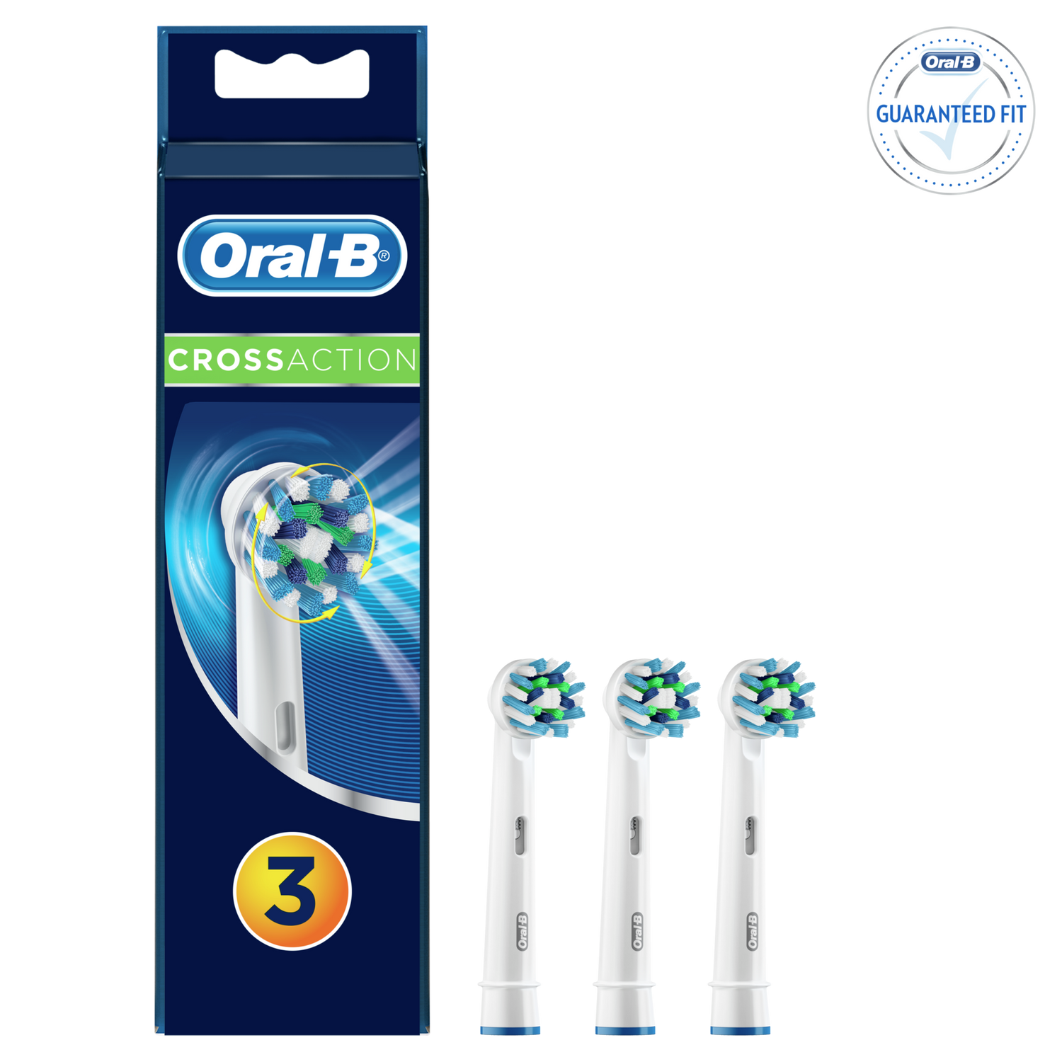 Oral-B Cross Action 3 stuks-Tandenborstel.nl