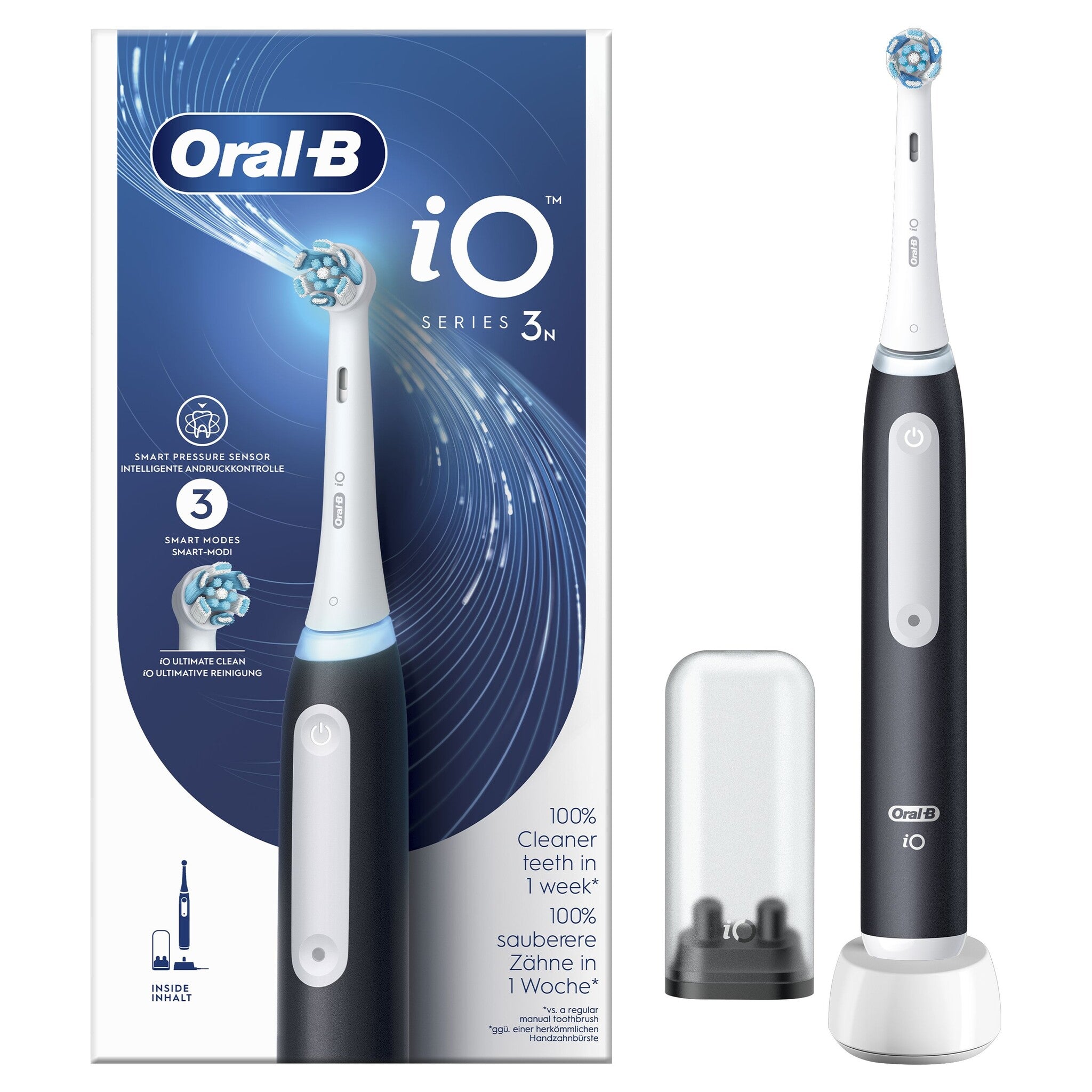 Oral-B iO 3 Matt Black - elektrische tandenborstel-Tandenborstel.nl