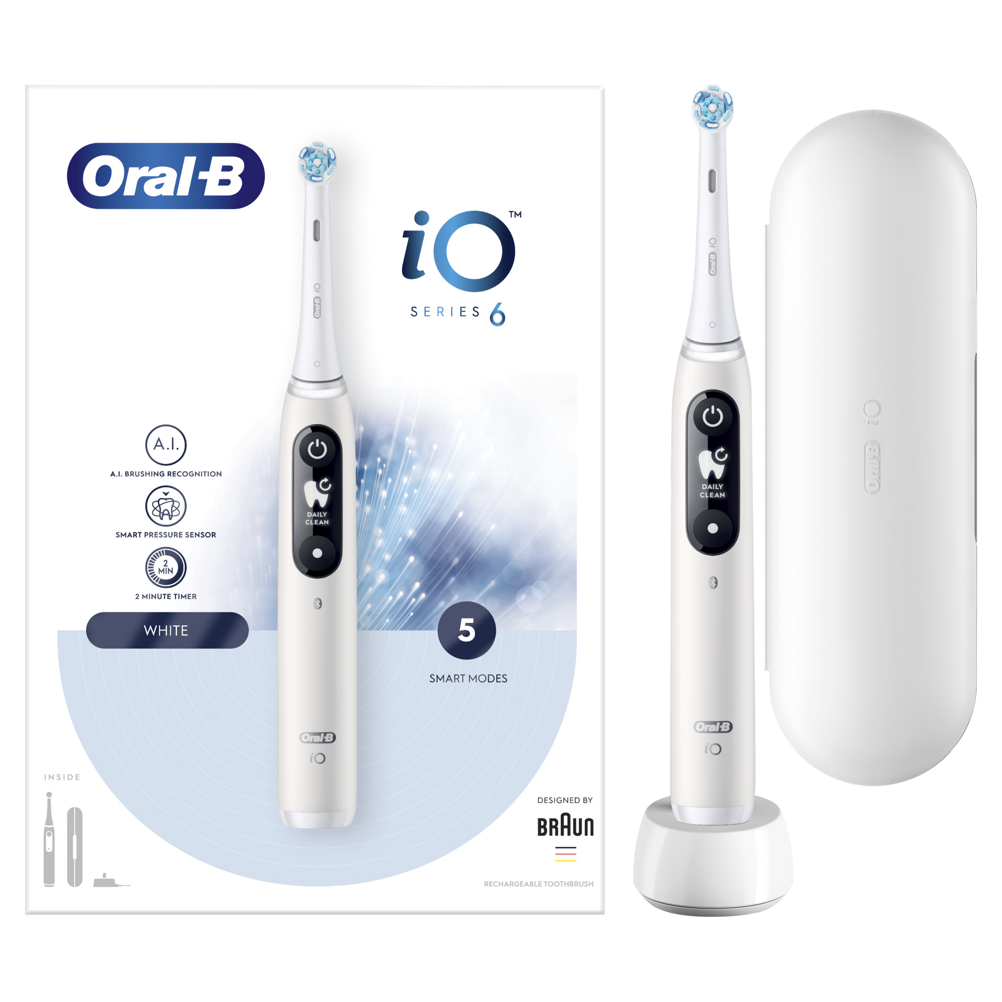 Oral-B iO 6 White - elektrische tandenborstel-Tandenborstel.nl