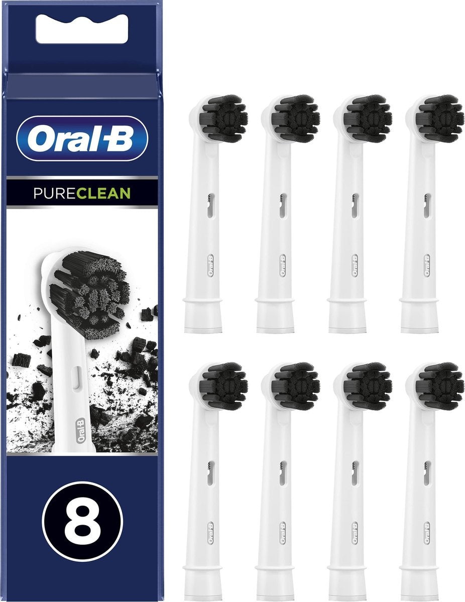 Oral-B Pure Clean Opzetborstel - 8 Stuks-Tandenborstel.nl